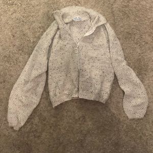 Girls zip up sweater
